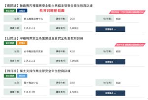 工安證照課程