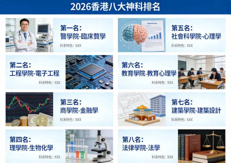 【大學神科/半神科】2026香港八大神科及神科排名介紹
  