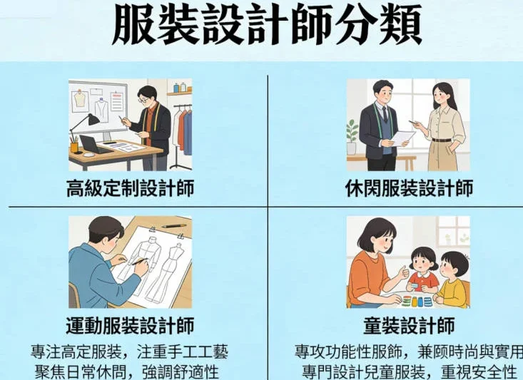 如何成為服裝設計師？服裝設計師薪水、分類、工作內容與服裝設計系出路 
  