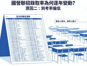 近年國營聯招報考人數下降