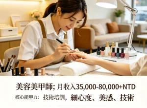 美容師/美甲師/美睫師