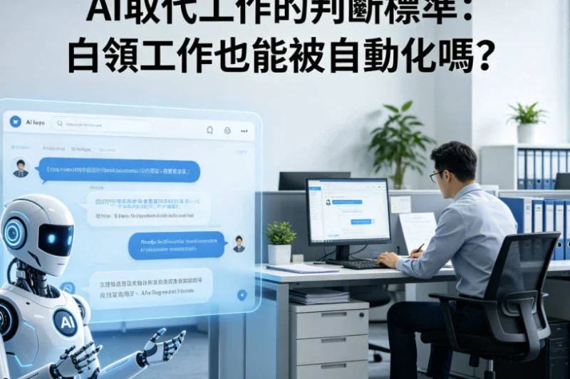 會被AI取代的工作有哪些？勞動市場SI影響現況&如何避免被AI取代 
  